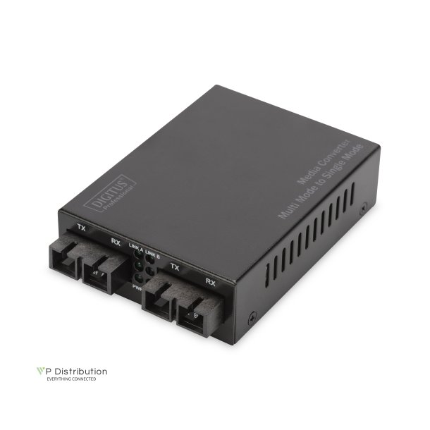 Digitus Fast Ethernet Media Converter Multi- to Singlemode SC to SC, Wavelenth 1310nm