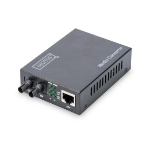 Digitus Gigabit Ethernet Media Converter, Multimode ST connector, 850nm, up to 0.5km