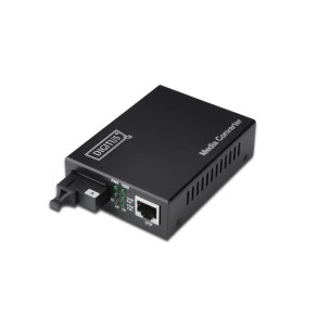 Digitus Gigabit Ethernet Media Converter, Singlemode, BiDi Tx1310nm / Rx1550nm, SC connector, up to 20km