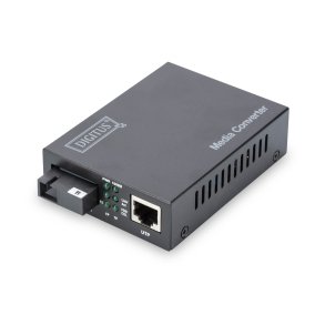 Digitus Gigabit Ethernet Media Converter, Singlemode, BiDi Tx1550nm / Rx1310nm, SC connector, up to 20km