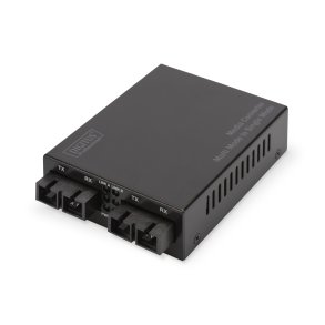 Digitus Gigabit Media Converter Multimode to Singlemode SC to SC, Wavelength 850nm, 1310nm, up to 20km