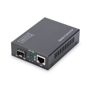 Digitus Gigabit Ethernet Media Converter, SFP SFP Open Slot, without SFP Module