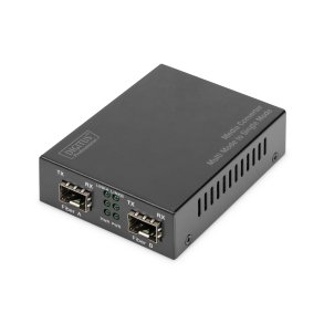 Digitus Gigabit Multimode to Singlemode Media Converter SFP to SFP, 155Mbps, 1.25Gbps, 850nm to 1550nm
