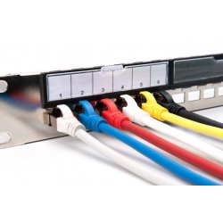 Modular patch panel, 24-port