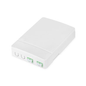 Digitus FTTH Enclosure, with 2x LC(APC) DX adapter Surface mount