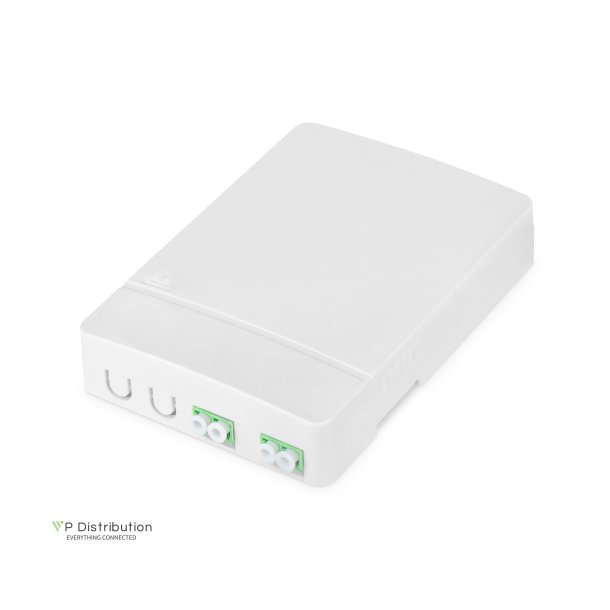 Digitus FTTH Enclosure, with 2x LC(APC) DX adapter Surface mount
