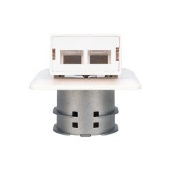 Fiber Flush Mount Wall-Outlet For SC and LC Adapter