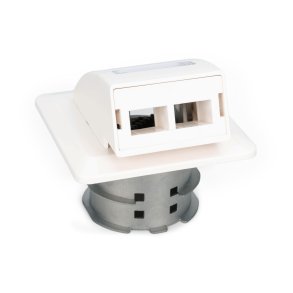 Fiber Flush Mount Wall-Outlet For SC and LC Adapter
