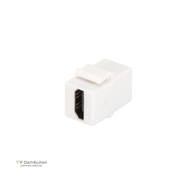 HDMI 2.0 Keystone Jack for DN-93832, pure white (RAL 9003)