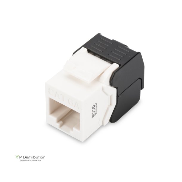 CAT 6A Keystone Jack, unshielded tool free connection