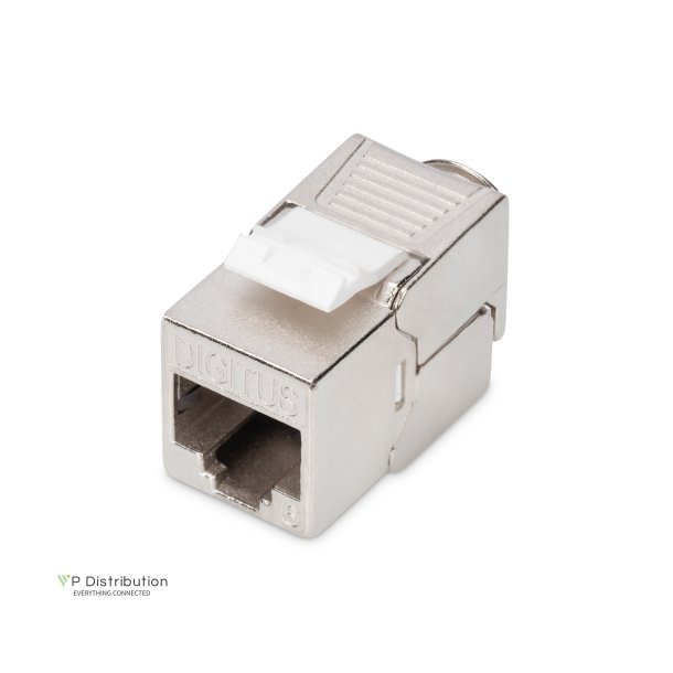 CAT 6 Keystone Jack, shielded tool free connection