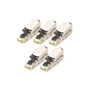 CAT 6A Field Termination Plug, STP, dust cap, TIA 568-A,B,Profinet, 5 pcs.