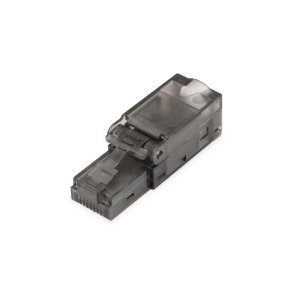 CAT 6A connector for field assembly, unshielded AWG 27/7 to 22/1, solid and stranded wire