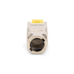 CAT 6A tool-less connector, AWG 22-27, supports up to 4PPoE, IEEE802.3bt
