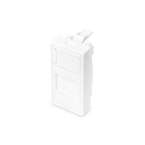 22.5x45mm 1-port shutter with transp. label field for DN-93802-5, content: 1x shutter, RAL 9003