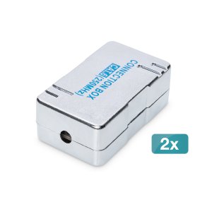 connection module for twisted pair cables LSA, shielded, CAT 6, 2 pieces