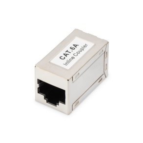 CAT6A modular coupler, full shielded RJ45 to RJ45