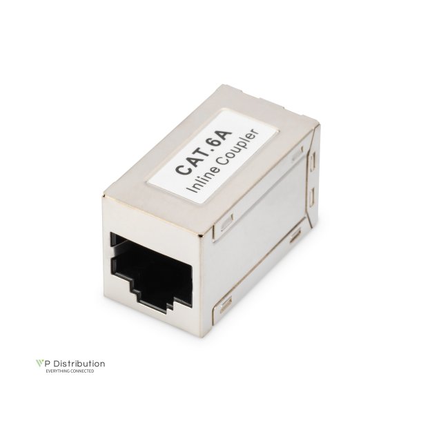 CAT6A modular coupler, full shielded RJ45 to RJ45