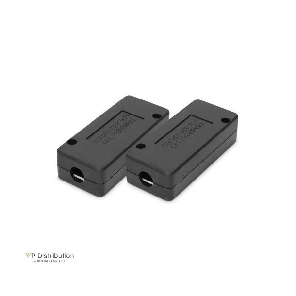 Junction Box CAT 7, 600 MHz, LSA strips for AWG 22-26,fully shielded, comp. design,26x35x80mm