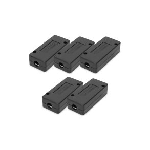 Junction Box CAT 7, 600 MHz, LSA strips for AWG 22-26,fully shielded, comp. design,26x35x80mm