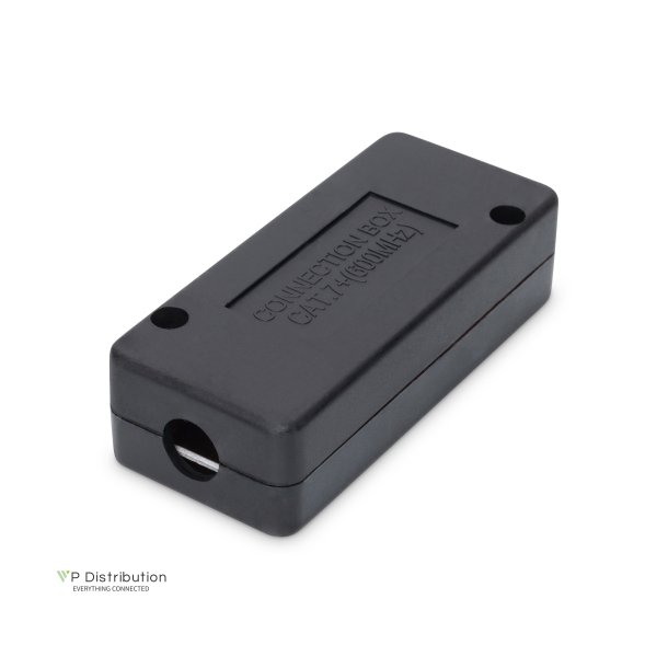 Junction Box CAT 7, 600 MHz, LSA strips for AWG 22-26, fully shielded,comp. design,26x35x80mm