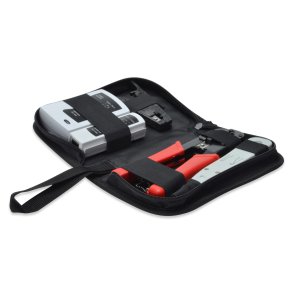 Network Tool Set, LAN Tester, Crimping Tool, Cut and Stripping Tool, Punch Down Tool, Bag