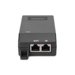 Gigabit Ethernet PoE+ Injector, 802.3at Power Pins:4/5(+),7/8(-), 30W