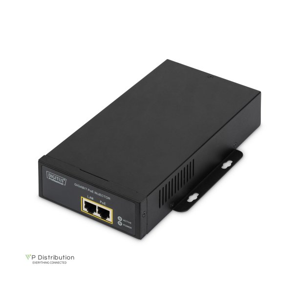 Digitus Gigabit Ethernet PoE++ Injector, 802.3at Power pins: 4/5(+),7/8(-) and 3/6(+), 1/2(-), 95W