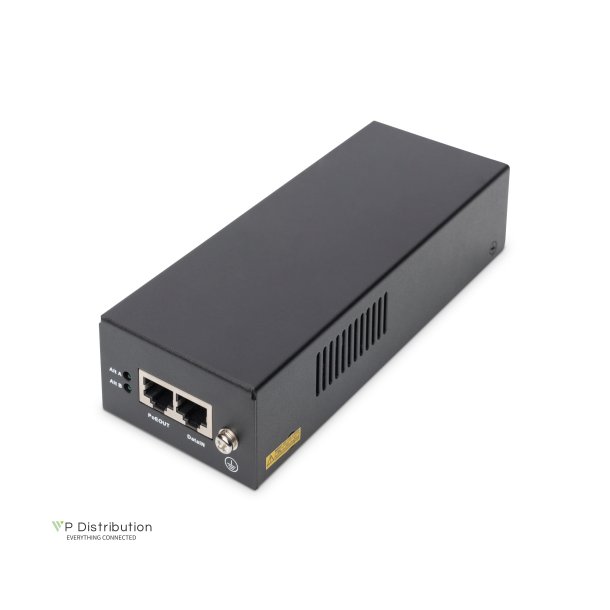 Digitus Gigabit Ethernet PoE++ Injector, 802.3bt Power pins: 4/5(+),7/8(-) and 3/6(+), 1/2(-), 85W