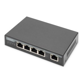 Digitus Gigabit PoE Indoor Extender, 4-port, 85W 100m extension, cascadable, self powered