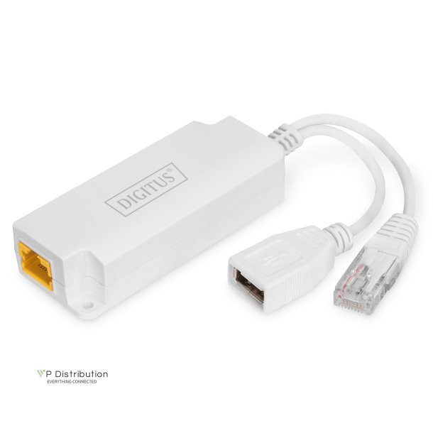Digitus Gigabit USB-A PoE Splitter USB Type A Female