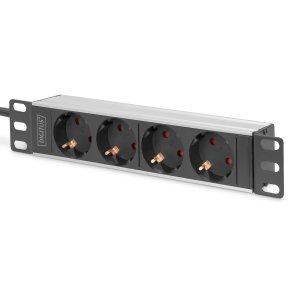 Digitus 1U Aluminum PDU, 254 mm (10