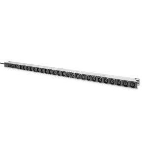 Digitus IT BASIC PDU, Vertical, 16A, 24 x C13, 3 x C19 1-phase, 3m cable, IEC309 16A plug