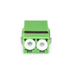 FO coupler, duplex, LC APC, SM, Without flange Ceramic Sleeve, Polymer-Gehuse
