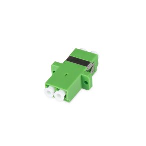Digitus FO coupler, LC/APC, duplex, SM, OS2, Color green Ceramic sleeve, Polymer housing, incl. screws