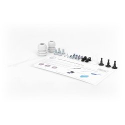 FO splice box, 1U, equipped, 6x LC DX, OS2, APC incl. splice cassette, colored pigtails, couplers