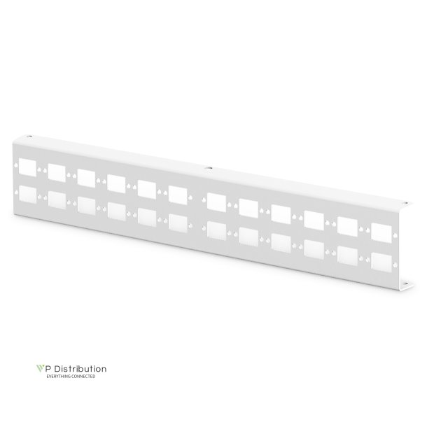 Digitus Adapter plate for DN-96800M-2, grey (RAL 7035) 24x SC-SX, LC-DX, E2000-SX