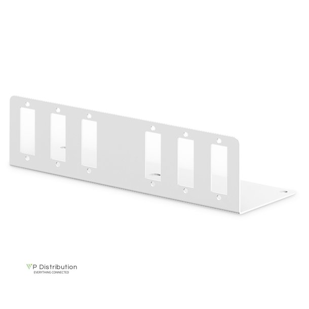 Digitus Adapter plate for DN-96800S-2, grey (RAL 7035) 6x SC-DX, LC-QD