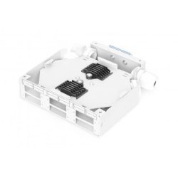 Digitus DIN Rail Splicing Box for 6x SC//DX Couplers, Color grey