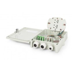 FTTH/FTTB Distribution box, assembled, OS2, 12 fibers, LC/APC