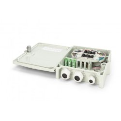 FTTH/FTTB Distribution box, assembled, OS2, 12 fibers, LC/APC