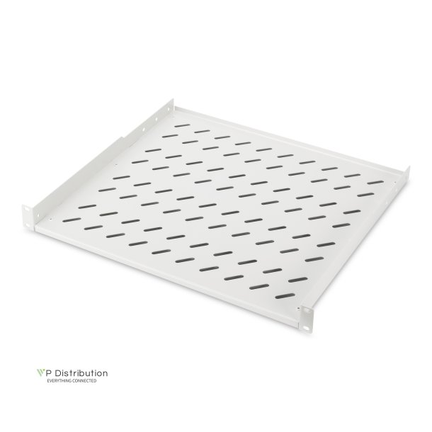 Digitus 1U fixed shelf for racks from 600 mm depth 44x482x400 mm, up to 15 kg, grey (RAL 7035)
