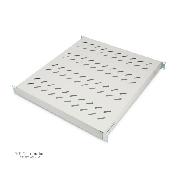 Digitus 1U fixed shelf for 800 mm depth racks 43x484x508 mm, adjust. up to 700 mm depth, grey