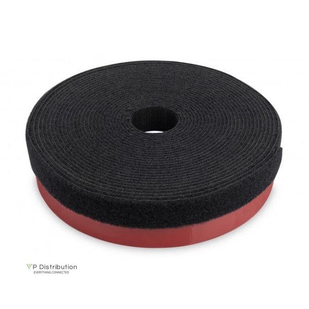 Digitus Hook-and-loop cable management system Mushroom fastener 5,0m, Hook-and-loop tape 10,0m