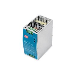 Industrial Power Supply 48V DC, 240W AC-DC, metal case, DIN rail mountable