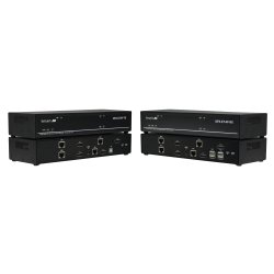 SmartAVI2 HDMI, USB 2.0, Audio via Dual Fiber Extender. Includes: [DFX-XT-2P-TX-S, DFX-XT-2P-RX-S, 2 X (PS5VD3A)]