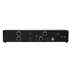 SmartAVI2 HDMI, USB 2.0, Audio via Dual Fiber Extender. Includes: [DFX-XT-2P-TX-S, DFX-XT-2P-RX-S, 2 X (PS5VD3A)]