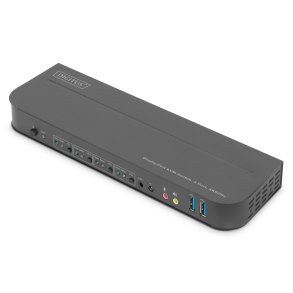 Digitus KVM Switch, 4x1,DP, DP/HDMI Out,USB 4Kx2K@60Hz