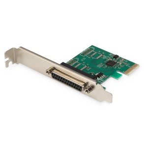 Digitus Parallel I/O PCIexpress Add-On card 1-port, incl. low profile, chipset:AX99100