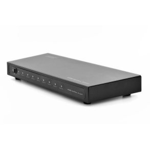 Digitus HDMI Splitter, 1x8, 1080p, 3D, High Speed 2.25 Ghz/225 MHz, metal housing, black